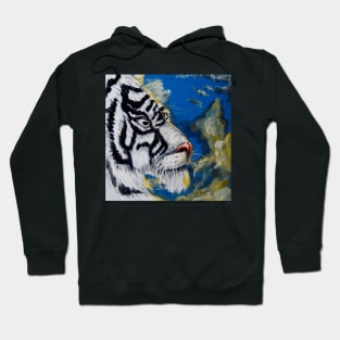 white tiger Hoodie